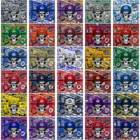 Load image into Gallery viewer, 128 NCAA College Sports Skull Wrap Tumbler Wrap Bundle JPG
