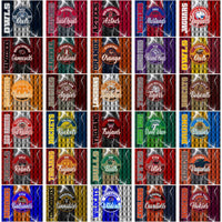 Load image into Gallery viewer, 125 NCAA College Sports Diamond Thunder Tumbler Wrap Bundle JPG
