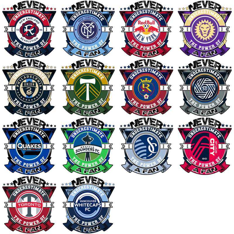 30 Soccer Teams Underestimated Fan Designs Bundle PNG