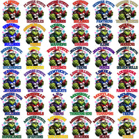 Load image into Gallery viewer, 123 College NCAA Grinch Snowflakes PNG Designs Bundle
