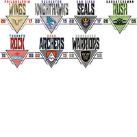 Load image into Gallery viewer, 23 Lacrosse League Triangle Designs Bundle PNG
