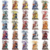 Load image into Gallery viewer, 62 College NCAA Teams Team Bolt (Basketball) Designs Bundle PNG
