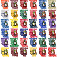 Load image into Gallery viewer, 118 College NCAA Grinch They Hate Us Basketball PNG Designs Bundle
