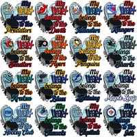 Load image into Gallery viewer, 32 Ice Hockey Teams My Heart Belongs Designs Bundle PNG
