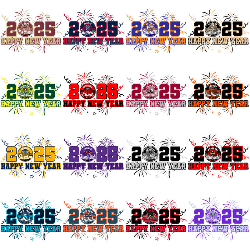 23 Lacrosse League 2025 New Years Designs Bundle PNG