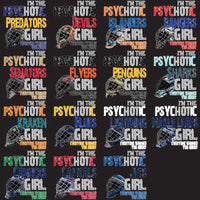 Load image into Gallery viewer, 31 Ice Hockey Teams Psycho Girl Designs Bundle PNG
