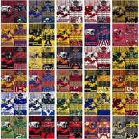 Load image into Gallery viewer, 129 NCAA College Sports Distressed BG Tumbler Wrap Bundle JPG
