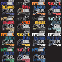 Load image into Gallery viewer, 31 Ice Hockey Teams Psycho Girl Designs Bundle PNG
