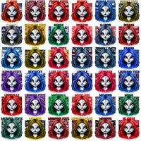 Load image into Gallery viewer, 121 College NCAA Zombie Girl PNG Designs Bundle
