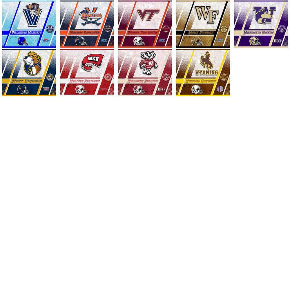 128 NCAA College Sports Sports Wrap Logo Tumbler Wrap Bundle JPG