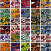 Load image into Gallery viewer, 129 NCAA College Sports Distressed BG Tumbler Wrap Bundle JPG
