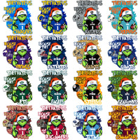 Load image into Gallery viewer, 32 Football Teams Grinch They Hate Us Designs Bundle PNG

