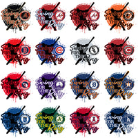 Load image into Gallery viewer, 30 Baseball Teams Swing For The Ring Designs Bundle PNG
