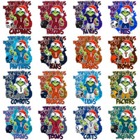 Load image into Gallery viewer, 32 Football Teams Grinch They Hate Us v2 Designs Bundle PNG
