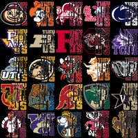 Load image into Gallery viewer, 60 College NCAA Teams They Not Like Us Designs Bundle PNG
