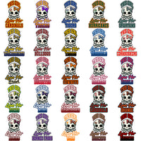 Load image into Gallery viewer, 60 College NCAA Teams This Girl Skull Designs Bundle PNG
