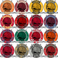Load image into Gallery viewer, 32 Ice Hockey Teams Skull Logo Designs Bundle PNG
