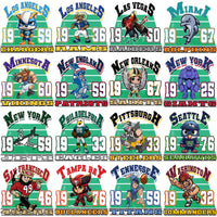 Load image into Gallery viewer, 32 Football Teams Grunge Vintage Designs Bundle PNG
