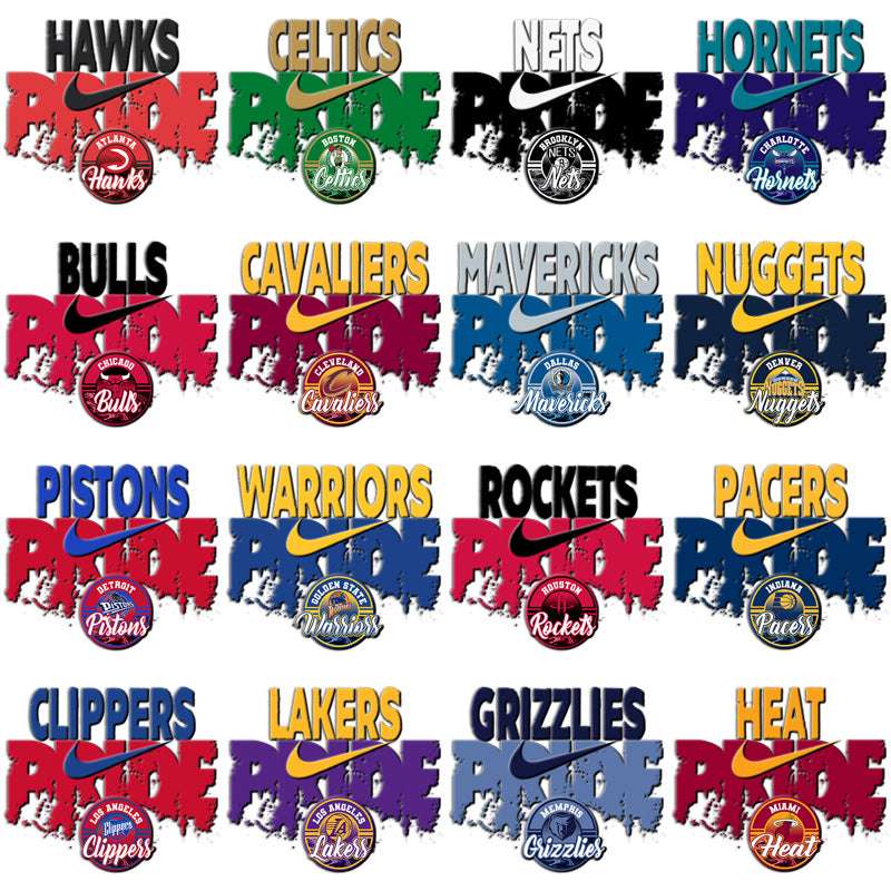 30 Basketball Teams PRIDE SWOOSH Designs Bundle PNG