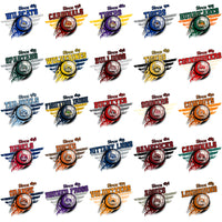 Load image into Gallery viewer, 61 College NCAA Teams Vintage Wings Baseball Designs Bundle PNG
