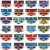 Load image into Gallery viewer, 32 Football Teams Team Stripe Designs Bundle PNG

