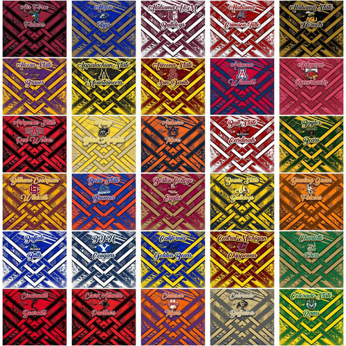 126 NCAA College Sports Glitter Stripe Wrap Tumbler Wrap Bundle JPG