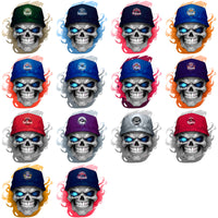 Load image into Gallery viewer, 30 Basketball Teams Smokin Skull Designs Bundle PNG
