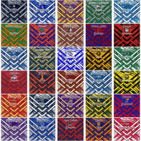 Load image into Gallery viewer, 126 NCAA College Sports Glitter Stripe Wrap Tumbler Wrap Bundle JPG

