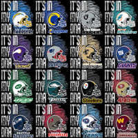 Load image into Gallery viewer, 32 Football Teams In My DNA Designs Bundle PNG
