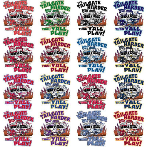 30 Basketball Teams Tailgate Bus Designs Bundle PNG