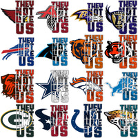 Load image into Gallery viewer, 32 Football Teams They Not Like Us Designs Bundle PNG
