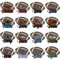 Load image into Gallery viewer, 32 Football Teams Leopard Football Designs Bundle PNG
