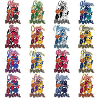 Load image into Gallery viewer, 30 Basketball Teams Team Bolt Designs Bundle PNG
