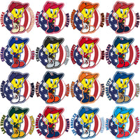 Load image into Gallery viewer, 30 Baseball Teams Tweety Bird Designs Bundle PNG
