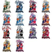 Load image into Gallery viewer, 30 Basketball Teams Team Bolt Designs Bundle PNG
