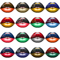 Load image into Gallery viewer, 32 Ice Hockey Teams Team Lips Designs Bundle PNG
