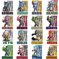Load image into Gallery viewer, 32 Football Teams They Not Like Us Mascots Designs Bundle PNG
