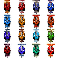 Load image into Gallery viewer, 32 Football Teams Til Death Designs Bundle PNG
