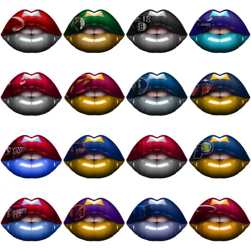 NBA team logo lips designs for DTF, DTG, embroidery, tumbler wraps – print-ready PNG, SVG, PES