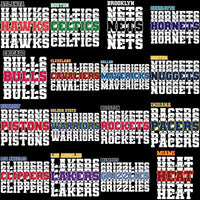 Load image into Gallery viewer, 30 Basketball Teams Team Names Designs Bundle PNG
