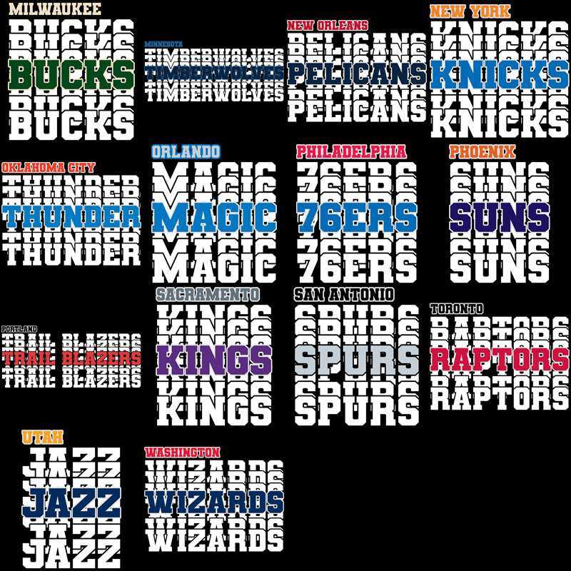 30 Basketball Teams Team Names Designs Bundle PNG