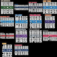 Load image into Gallery viewer, 30 Basketball Teams Team Names Designs Bundle PNG

