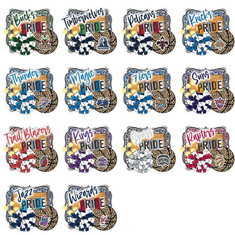 30 Basketball Teams Team Pride Designs Bundle PNG
