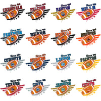 Load image into Gallery viewer, 32 Football Teams Vintage Wings Designs Bundle PNG
