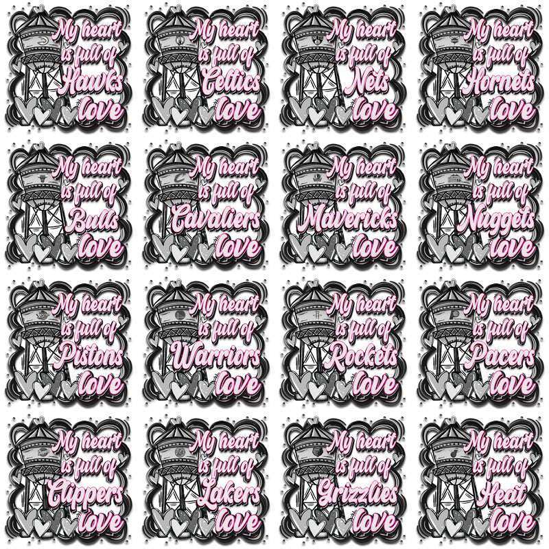 30 Basketball Teams Team Tower Designs Bundle PNG