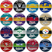 Load image into Gallery viewer, 32 Football Teams Wood circle Logo Designs Bundle PNG
