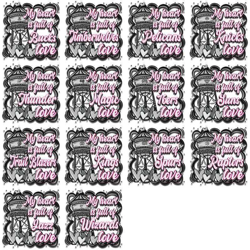 30 Basketball Teams Team Tower Designs Bundle PNG