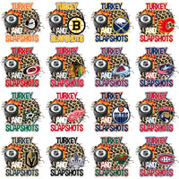 Load image into Gallery viewer, 32 Ice Hockey Teams Turkey Designs Bundle PNG
