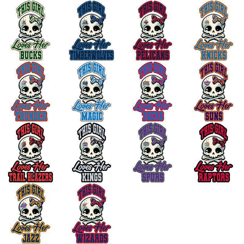 30 Basketball Teams This Girl Loves Designs Bundle PNG