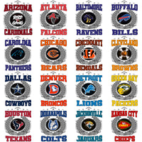 Load image into Gallery viewer, 32 Football Teams Wreath Designs Bundle PNG
